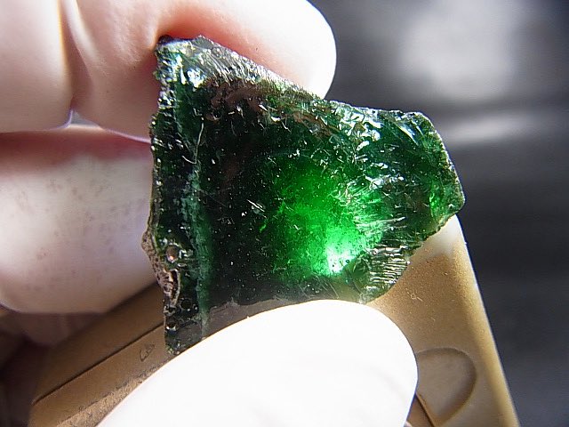 perfectstone_yh's tweet image. スウェーデン🇸🇪製鉄所スラグslagのコレはブルーではなくレアなグリーン❣️