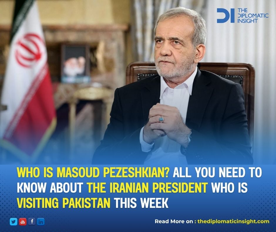 DiplomaticIns's tweet image. In a political system built on rigidity, can a moderate
voice make a difference? The Presidency of Masoud
Pezeshkian in July 2024 raised more questions than
answers as he became president of one of the most
complex states of the Middle East.
thediplomaticinsight.com/who-is-masoud-……