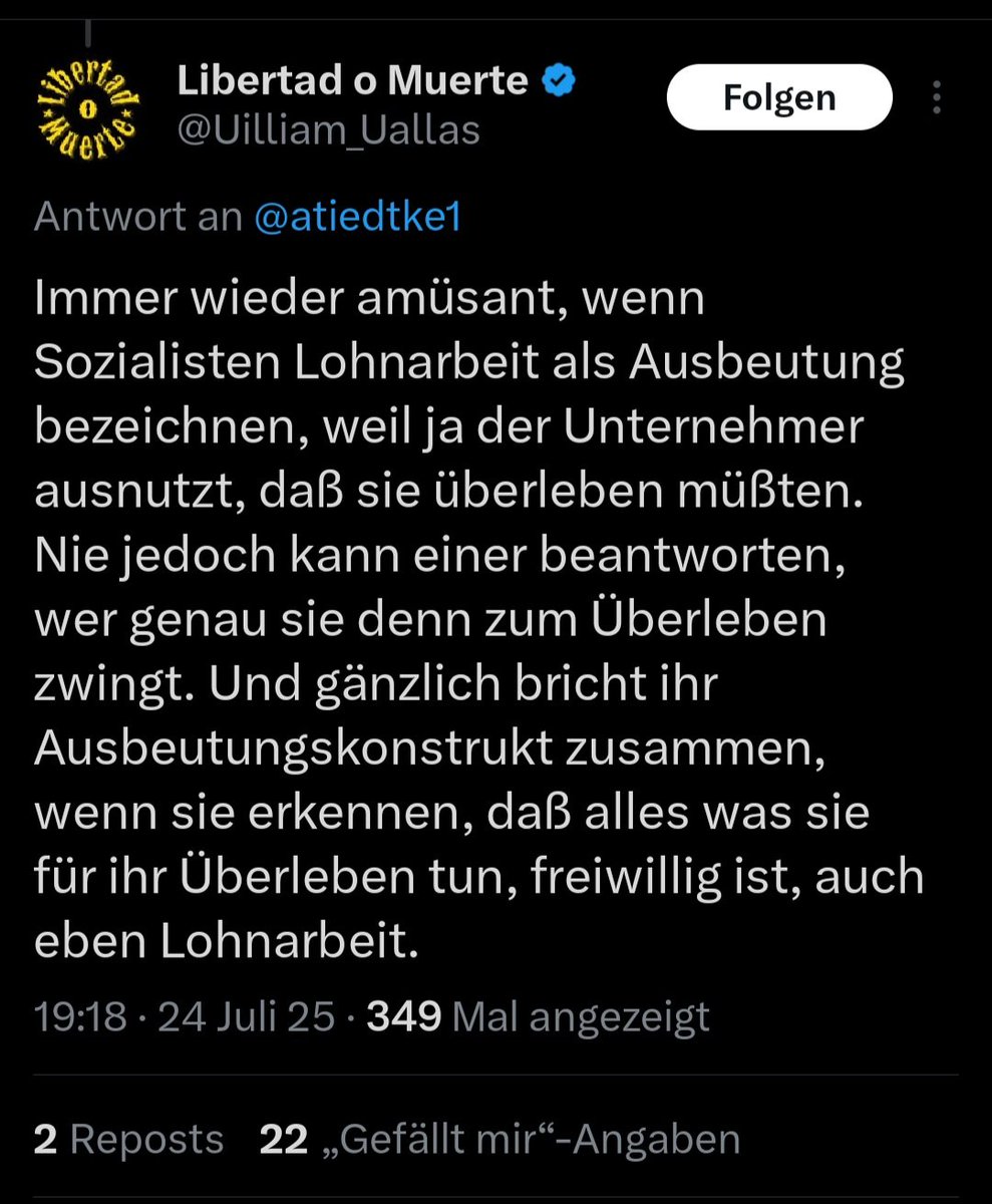 MartinWildpaner's tweet image. Ja, diesen menschenverachtenden Stumpfsinn hat sehr wahrscheinlich ein Mensch geschrieben und keine KI.