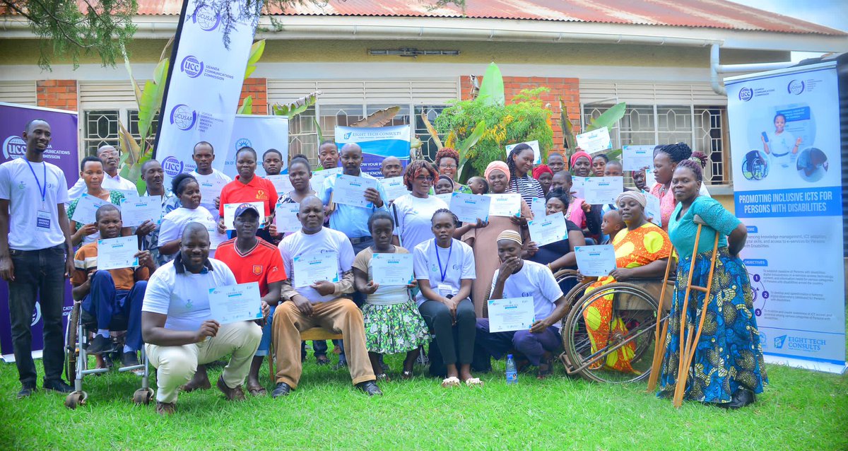 8TechConsults's tweet image. Join the movement for a more inclusive digital future.
We proudly wrapped up the 2-week Digital Skills Training for Persons with Disabilities. Participants received certificates and thanked @NUDIPU ,@UCC_Official & @8TechConsults Tech for the impactful initiative.
@UCC_ED