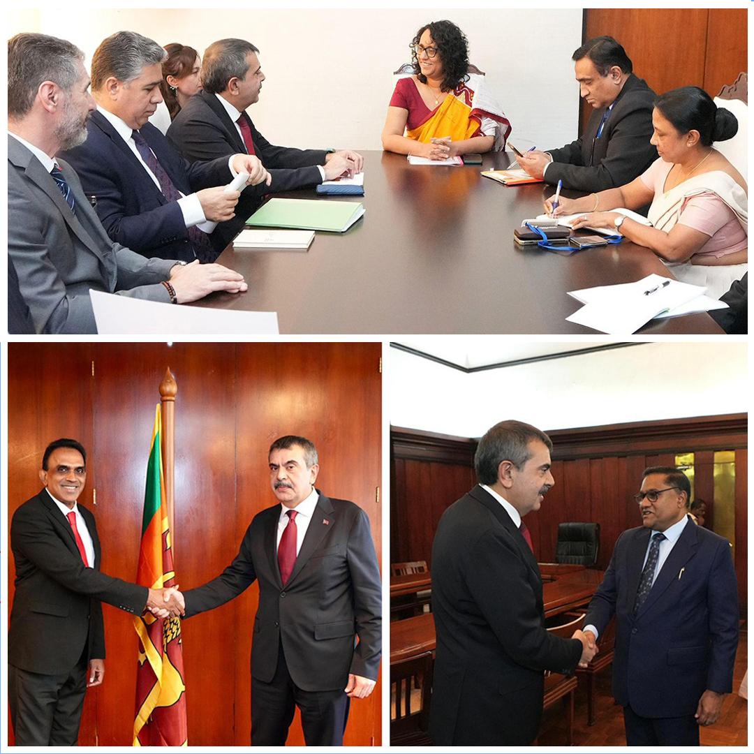 Republic of Türkiye Ministry of National Education (@tcmeb_en) on Twitter photo Minister of National Education <a href="/Yusuf__Tekin/">Yusuf Tekin</a> Engages in Diplomatic Meetings in Sri Lanka on the Occasion of the 3rd Meeting of the Joint Economic and Technical Cooperation Commission
📍Colombo
👉 meb.ai/xcMB8B Minister of National Education <a href="/Yusuf__Tekin/">Yusuf Tekin</a> Engages in Diplomatic Meetings in Sri Lanka on the Occasion of the 3rd Meeting of the Joint Economic and Technical Cooperation Commission
📍Colombo
👉 meb.ai/xcMB8B