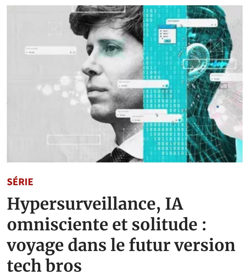 filloux's tweet image. La conjuration des tech bros (5/5)
Dans le dernier épisode de ma série dans @lesechos sur la nouvelle oligarchie américaine, je tire le trait sur les technologies actuelles et futures sur lesquelles misent les techno-solutionnistes. Ça promet.
lesechos.fr/tech-medias/hi…