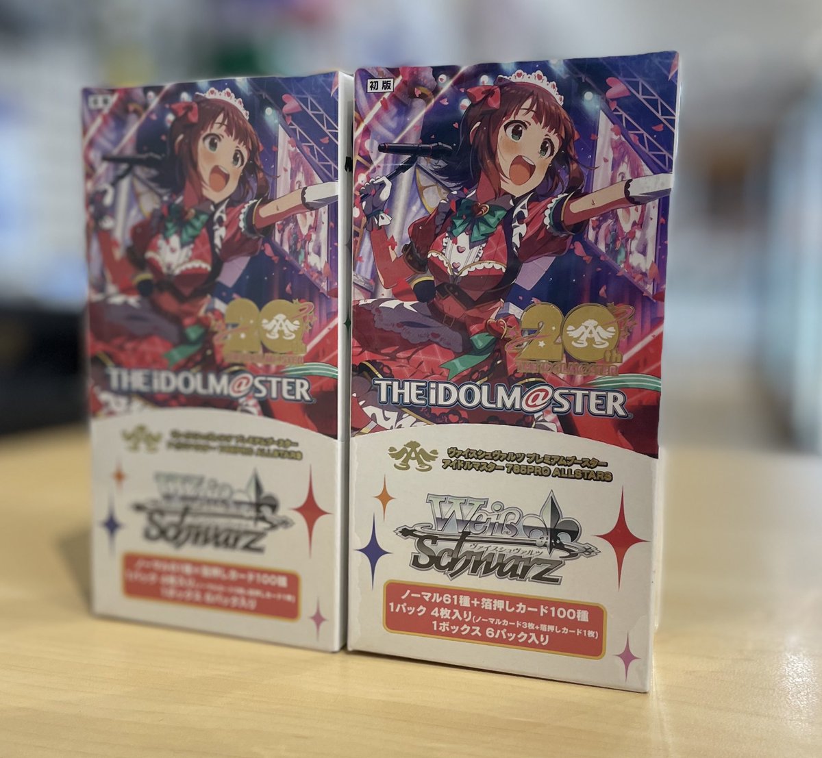 ヴァイスシュヴァルツ アイドルマスター 765PRO ALLSTARS カートン アイマス20周年記念】ヴァイスシュヴァルツ「765PRO ALLSTARS