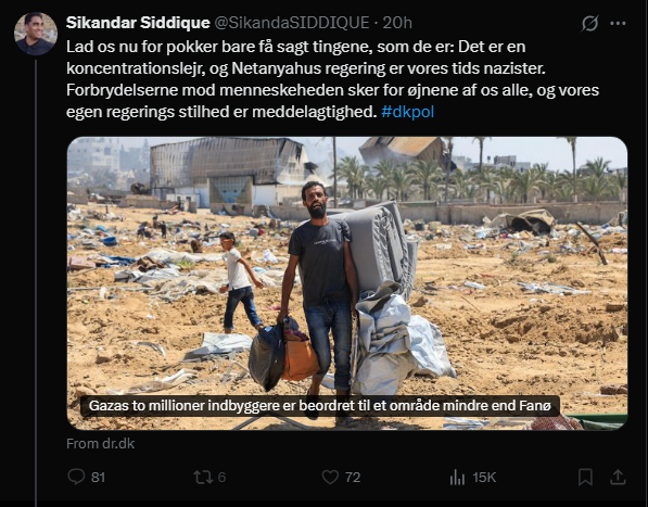 cyrus_razavi's tweet image. Siktir-lan, sorry jeg mener Sikandar, leger demokrat, men vi ved godt hvad han er: islamist med skjult agenda. Måske på tide at sende ham retur til fædrelandet og lade ham prædike der.
@friegronne