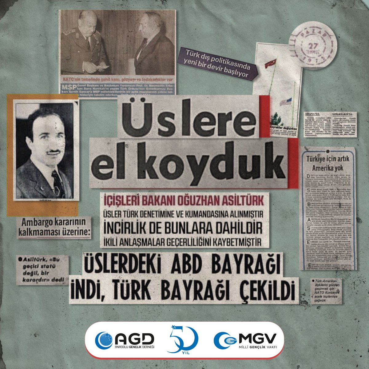 İncirlik Dahil Bütün Amerikan Üslerine El Konulması (1975)
