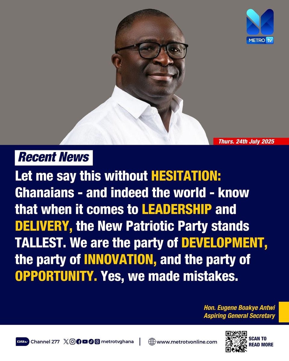 chrisatadika's tweet image. Let me say this without hesitation: Ghanaians and indeed the world know that when it comes to leadership and delivery, the NPP stands very short. NPP has become the party of propaganda, the party of deceit, and the party of corruption. Yes, the Akufo Addo-Bawumia tenure redefined…