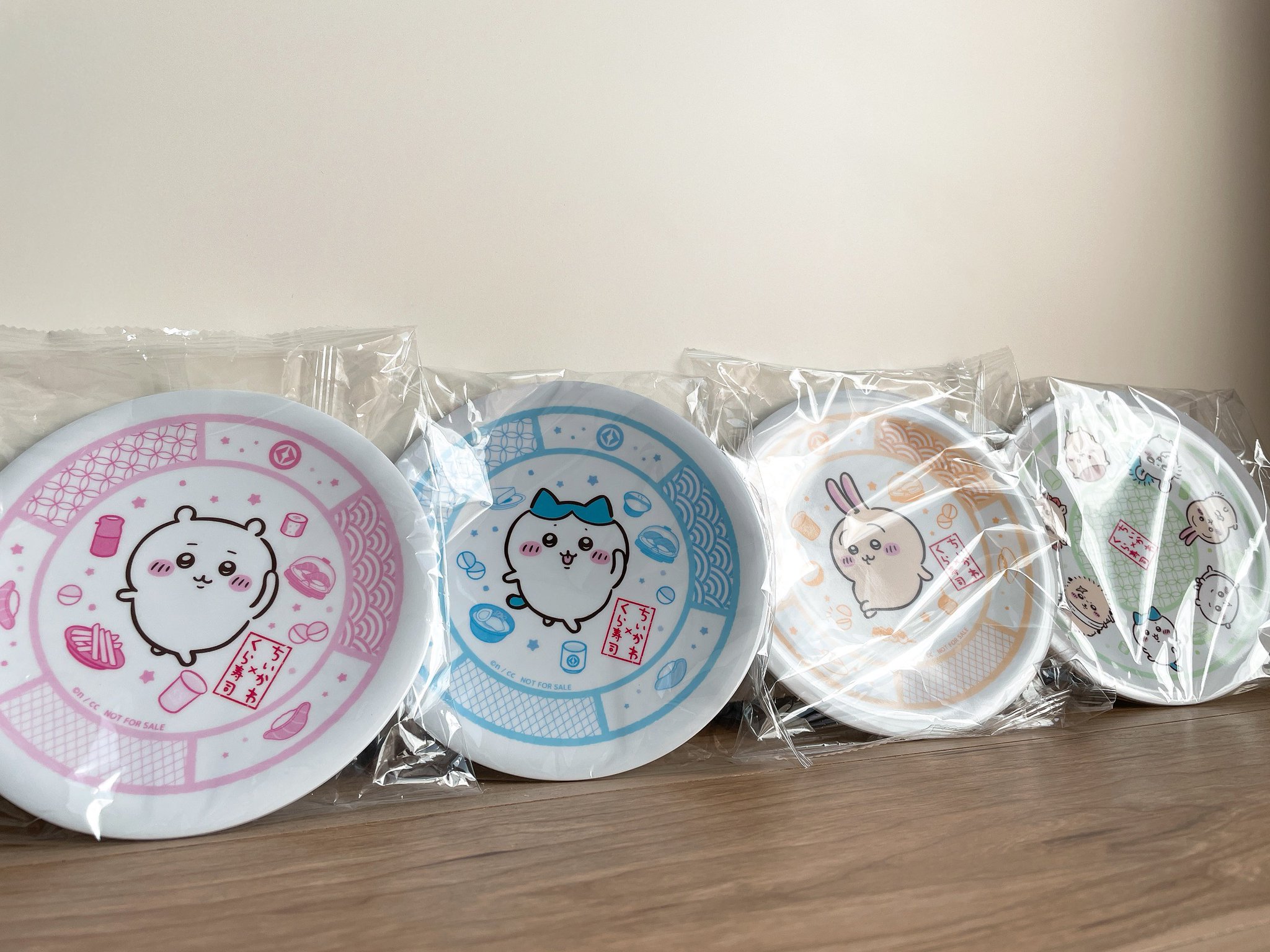 ちいかわ くら寿司 お皿 コンプセット ちいかわ くら寿司 お皿コンプリートセット - メルカリ