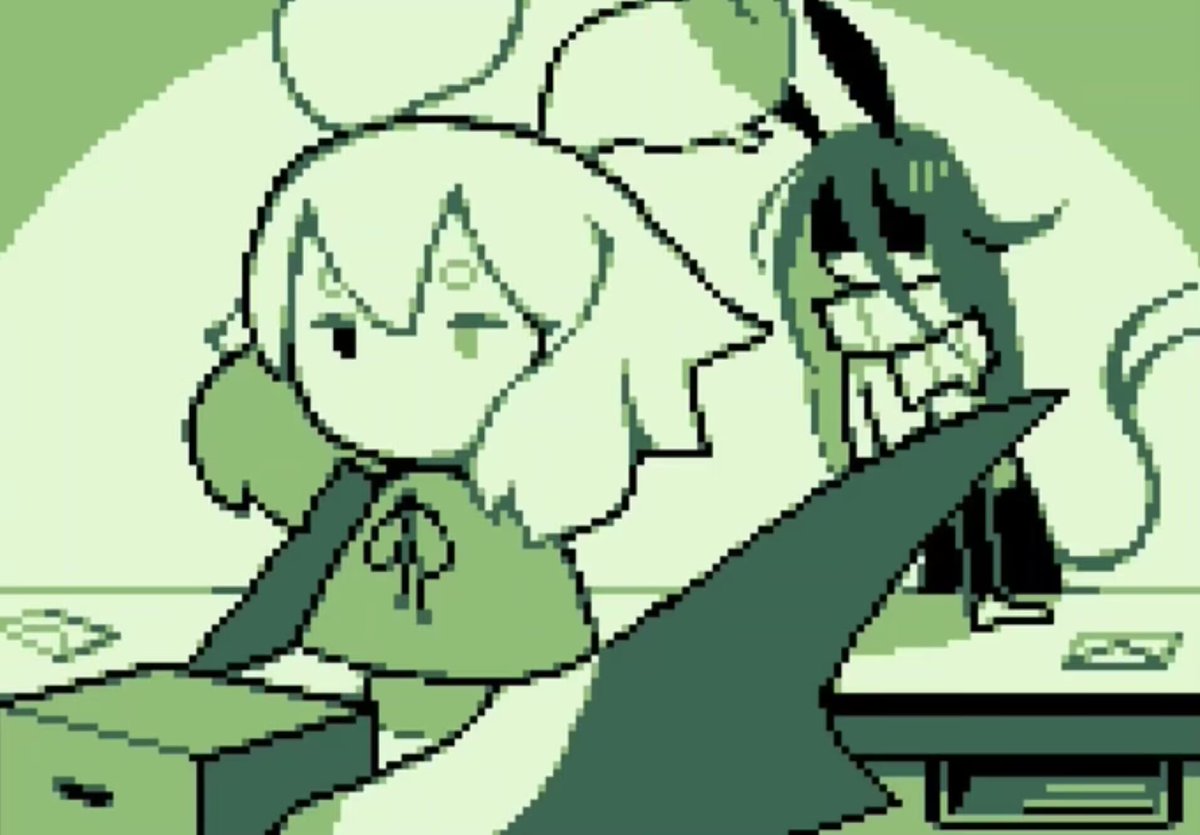 quantizzzed's tweet image. Posting this tweet for my friend, bes, who tries to cosplay Este from Temmie&apos;s game &quot;Dweller&apos;s Empty Path&quot; !!
#DwellersEmptyPath 
@tuyoki @japan_tem
