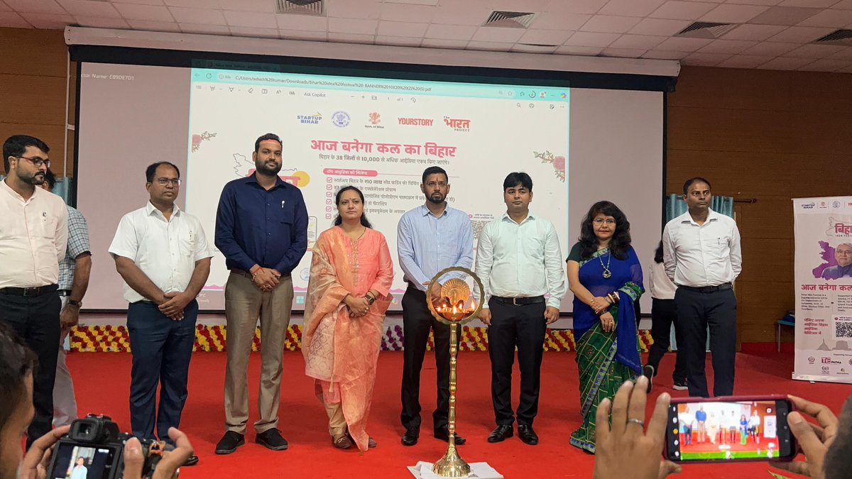 startup_bihar's tweet image. 🚀 Bihar Idea Festival 2025 | Event | Arwal District
Today’s Bihar Idea Festival 2025 event in Arwal witnessed incredible energy and enthusiasm among aspiring youth!
The event spotlighted innovation, startup journeys, mentorship, and seed funding opportunities.
🌟 Brimming with…