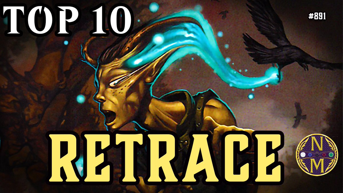 In today's #MTGTop10, I look at the Retrace mechanic.  It lets you cast spells from your graveyard over and over again. #mtg #magicthegathering 
youtu.be/Ho3xJDxYfX4