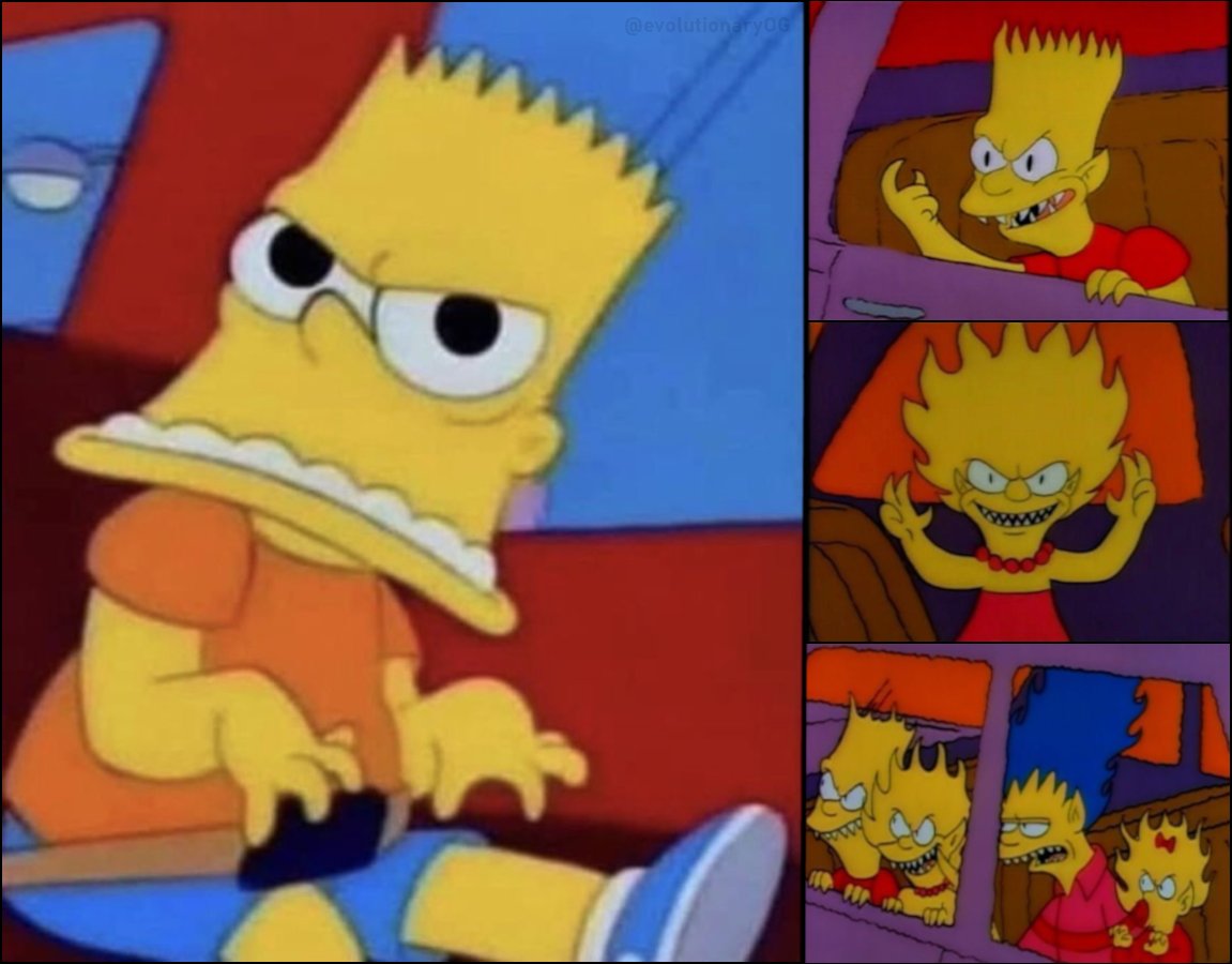evolutionaryOG's tweet image. when you drive past the car that cut you off, and the family looks like this.