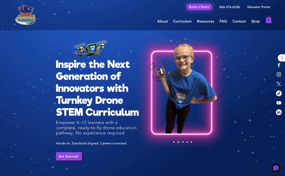 Drone_Legends's tweet image. The new dronelegends.com is live. Faster, simpler, built for educators. Take a look. #STEMeducation #K12 #EdTech