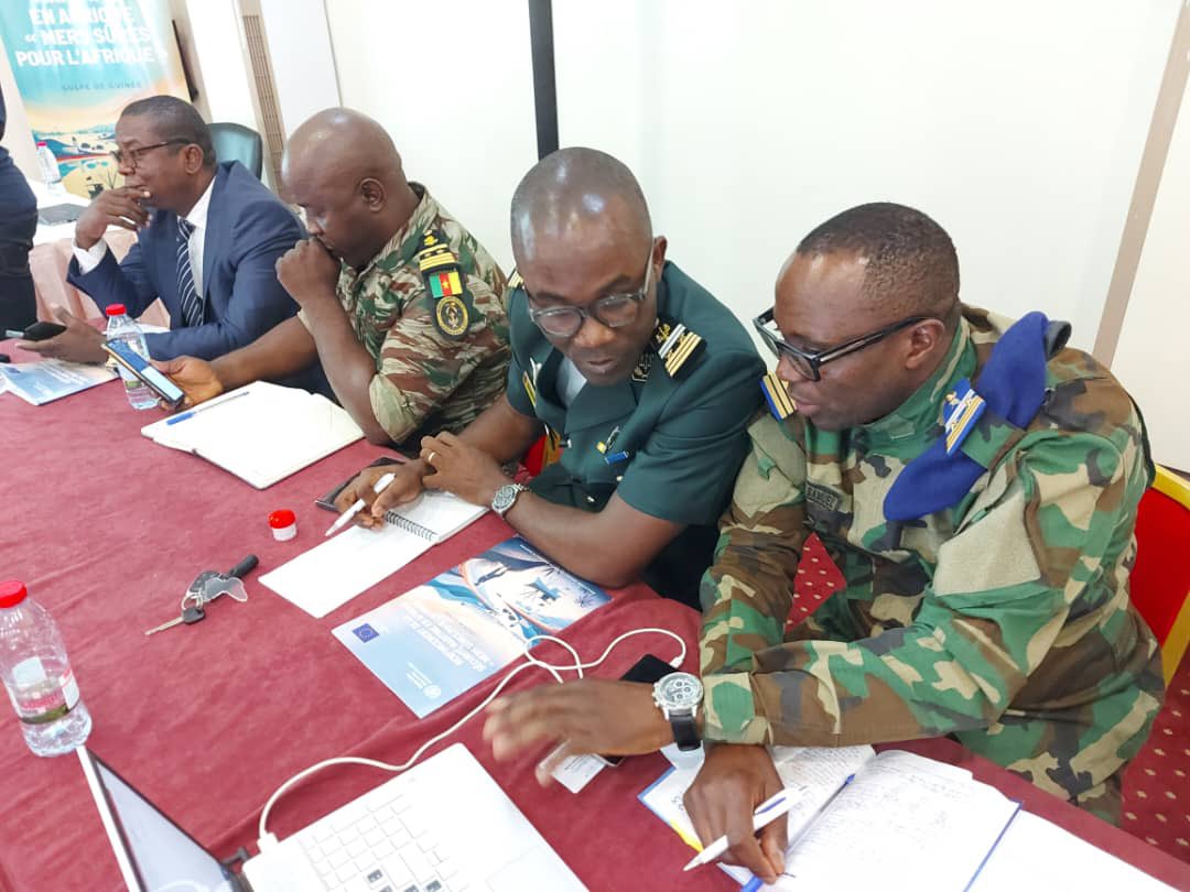 UNODC_MCP's tweet image. @UNODC_MCP réunit les acteurs judiciaires CMR pour échanger sur la nécessité d’étendre la compétence des juridictions aux trafics de drogues/d’armes pour une répression effective de la #CriMar, financé par l’UE via le projet #SafeSeas for Africa »
@UEauCameroun
#BorderManagement