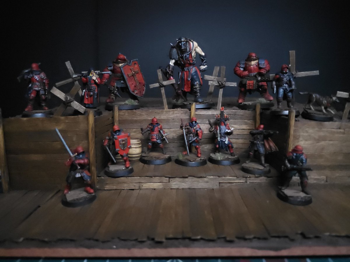 Updated group shot of the Crimson Carrions! Im still working on a Diorama specifically for them. But until then, what photo looks better? 1, 2, or 3?