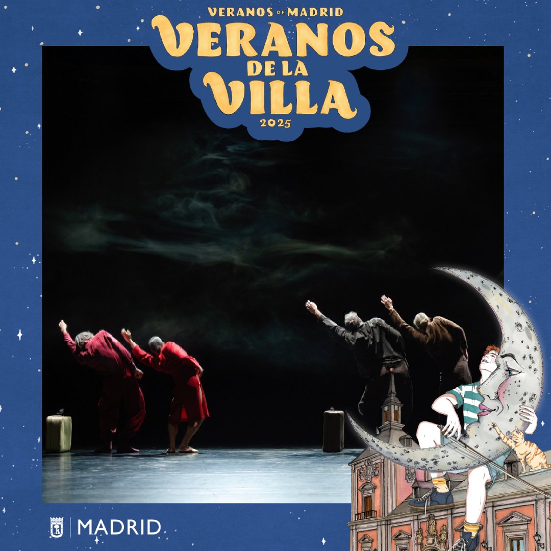 🩰 Danza, poesía y el inexorable paso del tiempo. El dúo Riva &amp; Repele estrena en Madrid dentro de los #VeranosdelaVilla un cautivador programa de tres coreografías.

🗓️ 8 y 9 de agosto
veranosdelavilla.com/es/evento/riva…