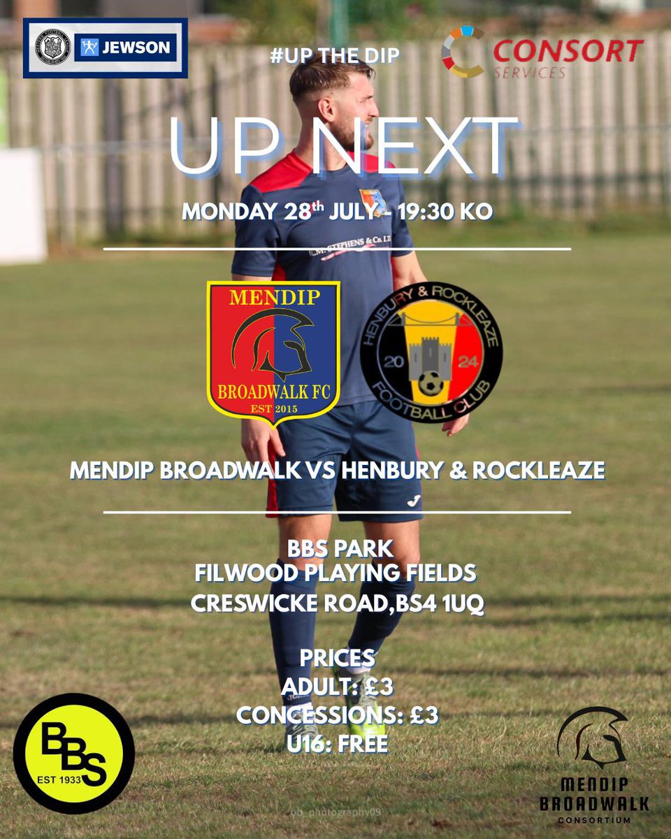 🔴🔵

Tomorrow’s game versus <a href="/HenburyRocksFC/">Henbury & Rockleaze FC</a> has now been rescheduled for MONDAY 28th. 19:30 kick off. 

Thanks to <a href="/HenburyRocksFC/">Henbury & Rockleaze FC</a> for allowing us to move the date 🤝