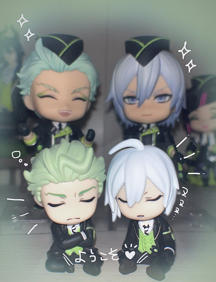 keebu07's tweet image. 護衛が出た！！！🐉最推しだけど箱推しでもあるので誰が出ても嬉しいし護衛で揃うの嬉しすぎたよありがとう
大満足💚🖤💚🖤