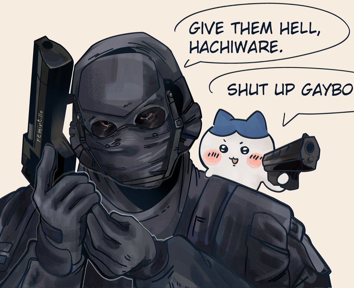 remirtillo's tweet image. #Nikto #cod #CallofDuty #chiikawa #hachiware