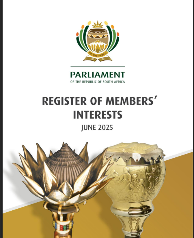 PMG_SA's tweet image. Parliament has published the 2025 Register of Members’ Interests
Full Register: static.pmg.org.za/Register_of_me…
Blog: pmg.org.za/blog/The%20202…