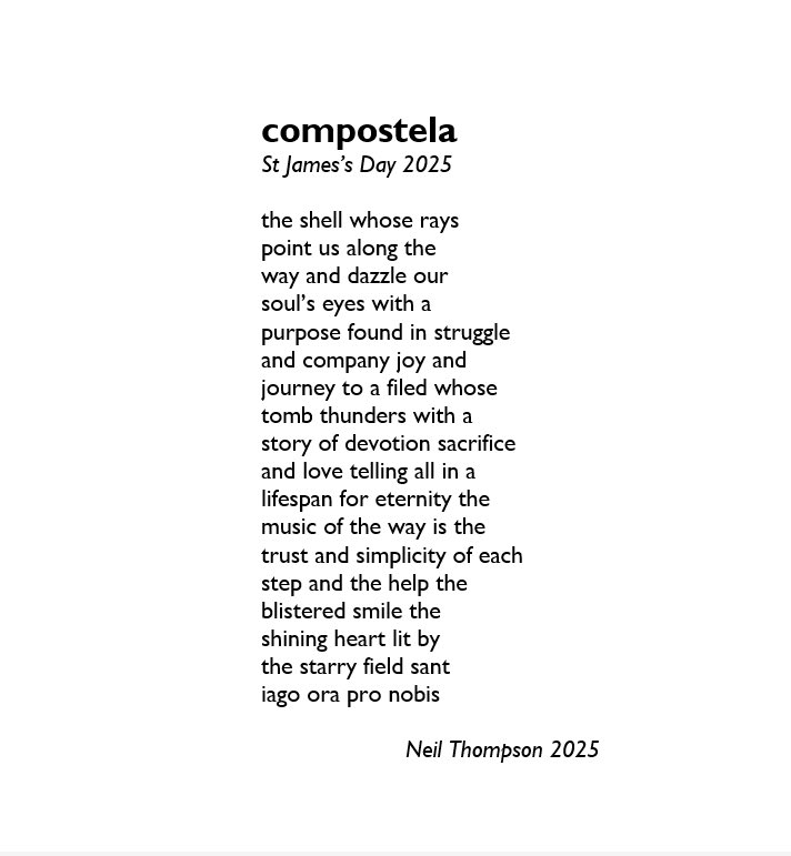 A poem for St James’ pilgrims