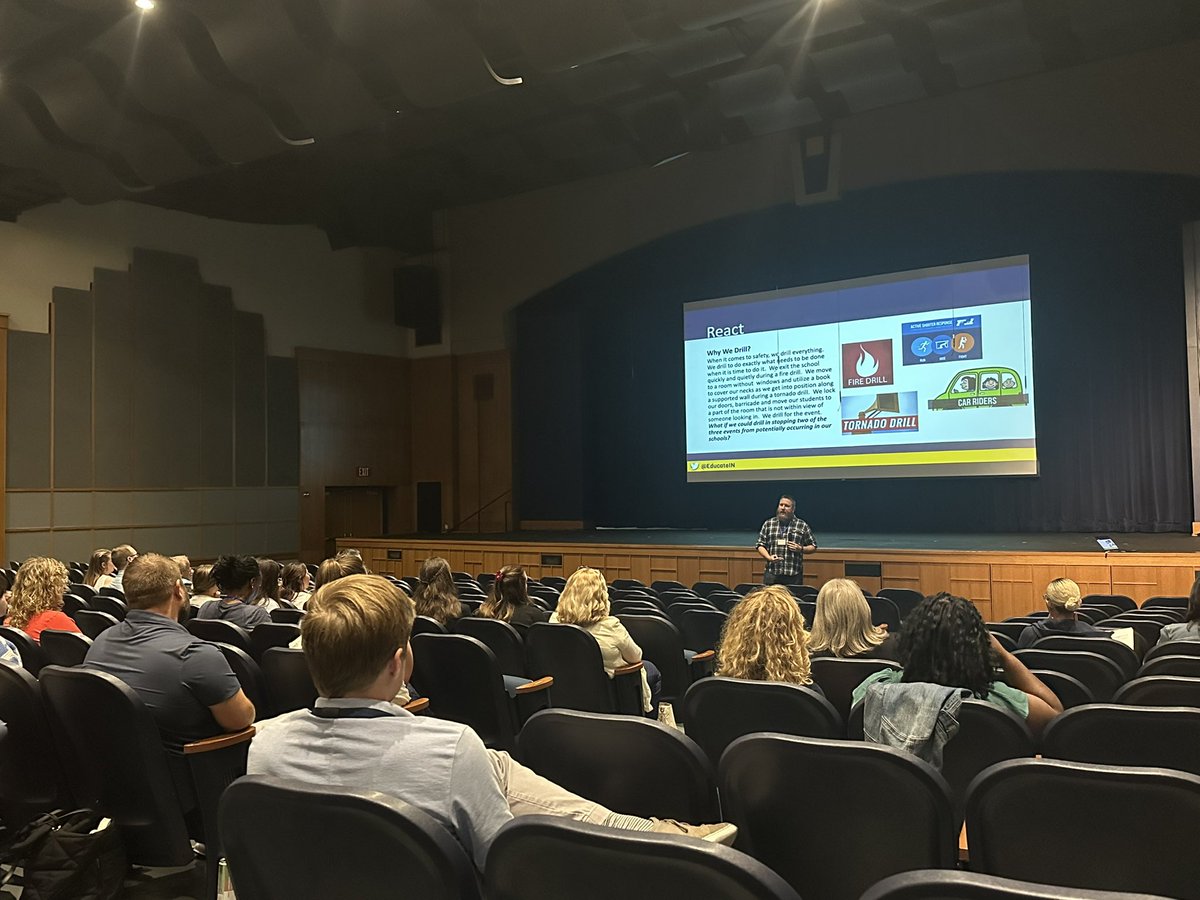MSDDecatur's tweet image. Thankful to welcome Jason Murrey from the @EducateIN as our Keynote Speaker on Mental Health Awareness for Day 2 of the #DecaturProud Educator Conference!