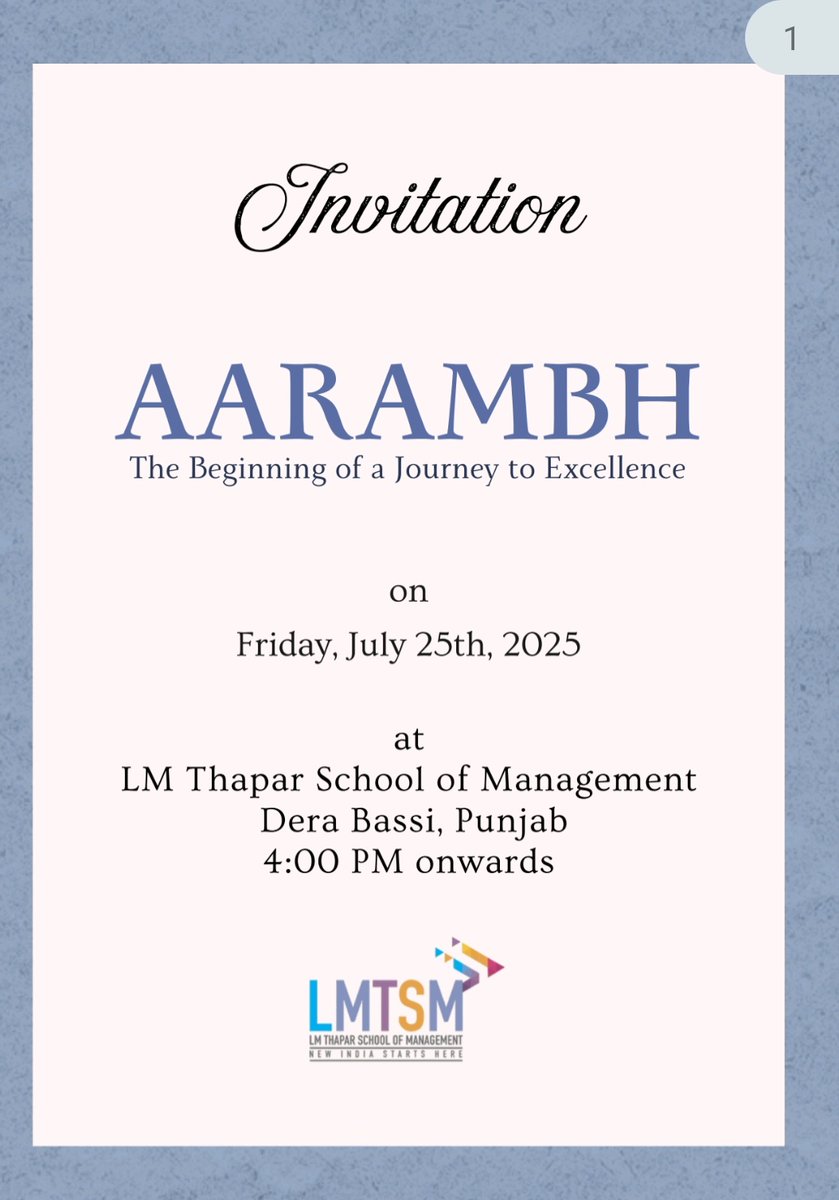 MajorAliShah's tweet image. It's so wonderful & such a pleasure being invited to the Prestigious LM Thapar School of Management to be a key note speaker along side my father,Lt Gen @zoomshah whose TEDx was literally breaking the internet.Outstanding hospitality and so much of positivity
@TIETofficial @ANI