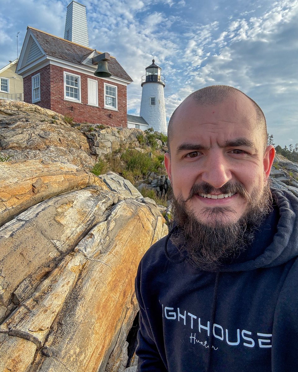 Lighthouses_NE's tweet image. You know I had to capture Pemaquid Point Lighthouse!