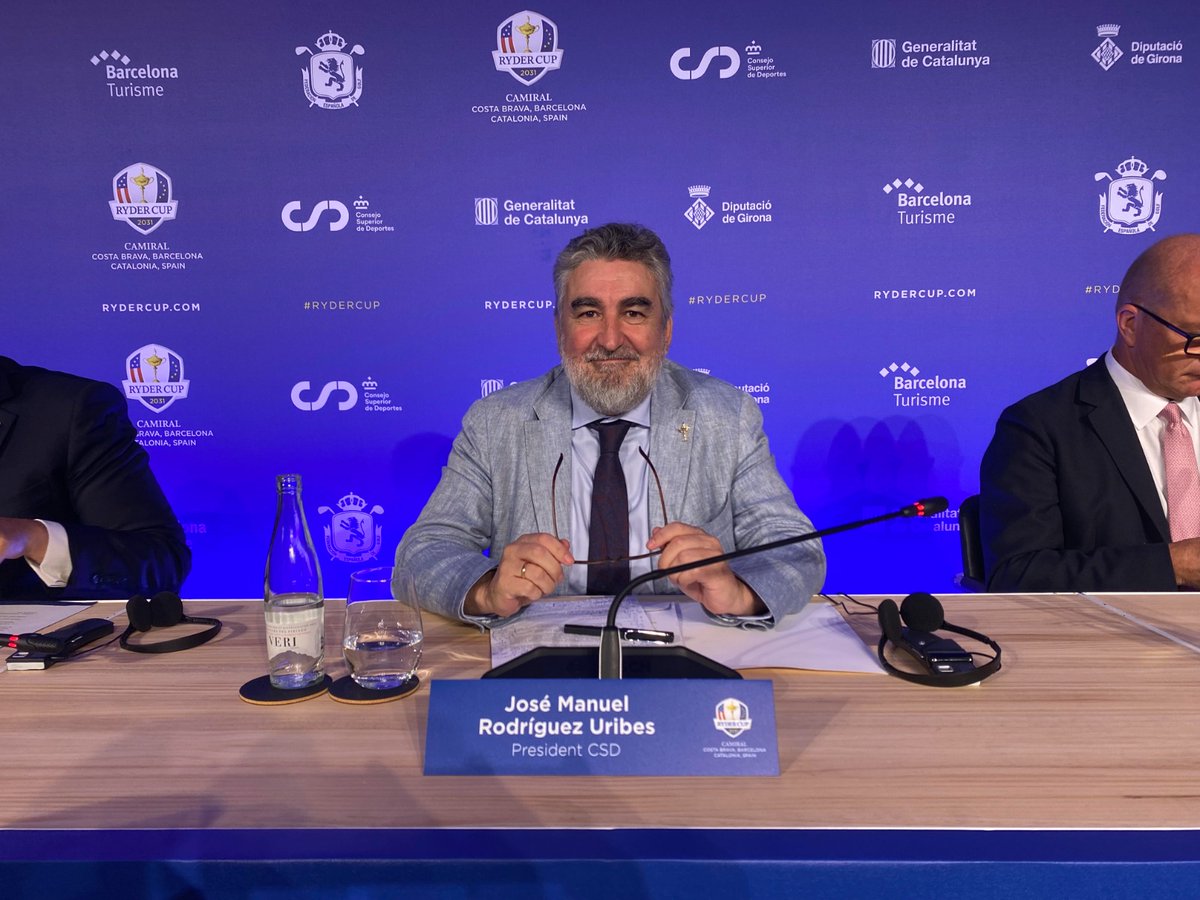 rfegolf's tweet image. El corazón de Camiral palpita ya para ofrecer en 2031 la mejor 𝗥𝘆𝗱𝗲𝗿 𝗖𝘂𝗽 de la historia.
Presentación oficial de la designación del complejo de golf gerundense con participación de todas las autoridades.
📌Juan Guerrero-Burgos, Presidente de la RFEG, ha resaltado la…