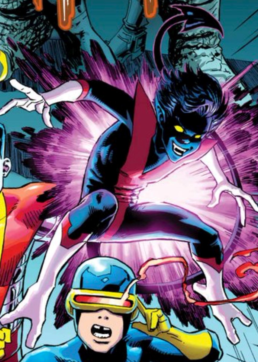 proxy616's tweet image. #xspoilers X-baby Nightcrawler on Longshots cover.