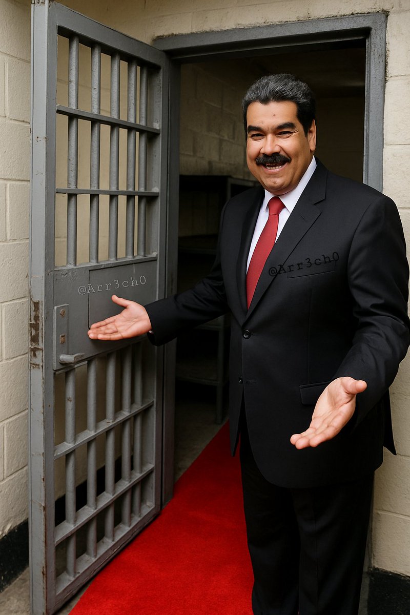 Arr3ch0's tweet image. Nicolas listo para darle la bienvenida a Venezuela a los empleados Estadounidenses de Chevron.