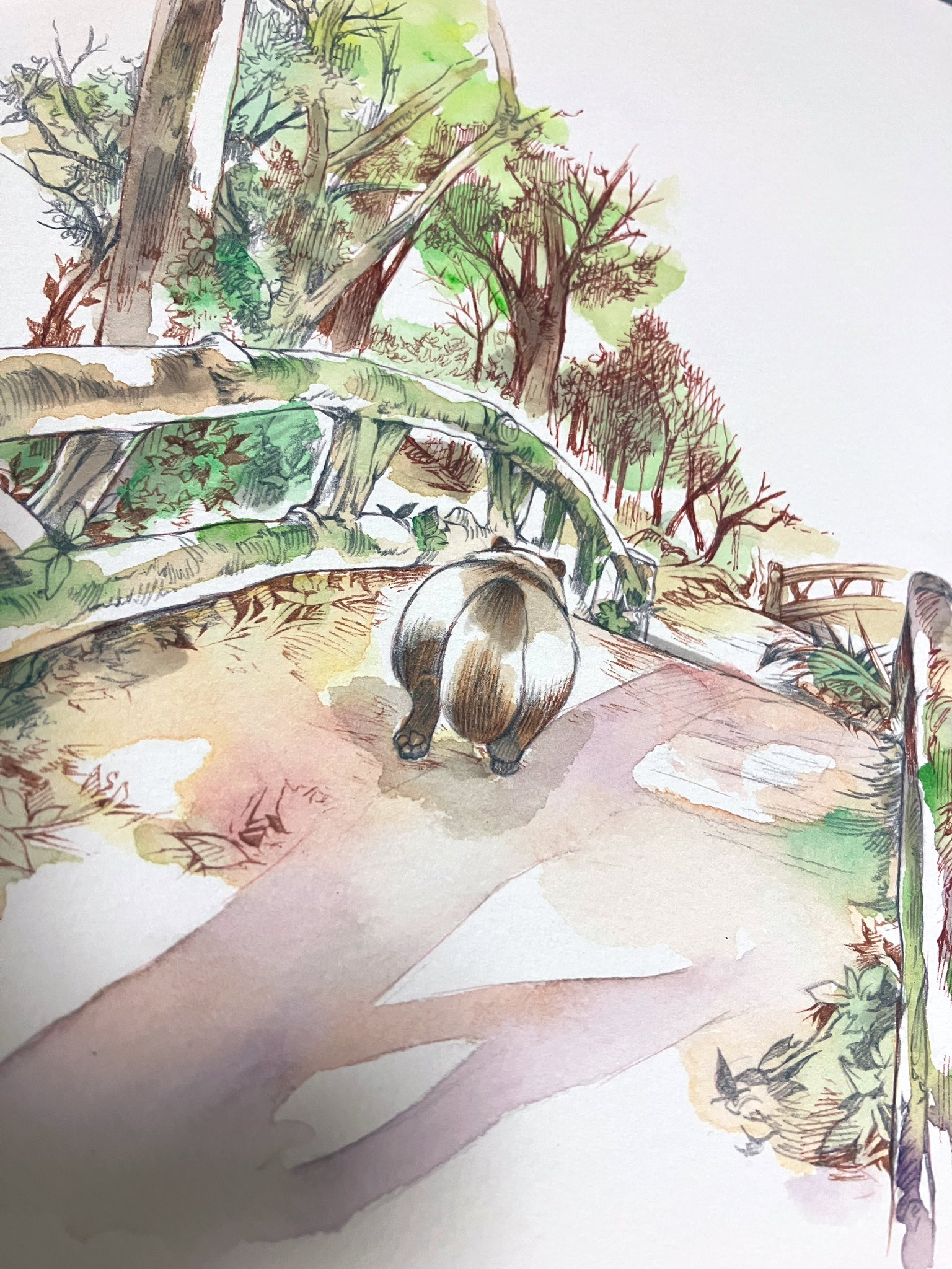 この絵を見ていると、とてもやすらぎました。引っ越しの為、出品致します。 sakiya on X: 