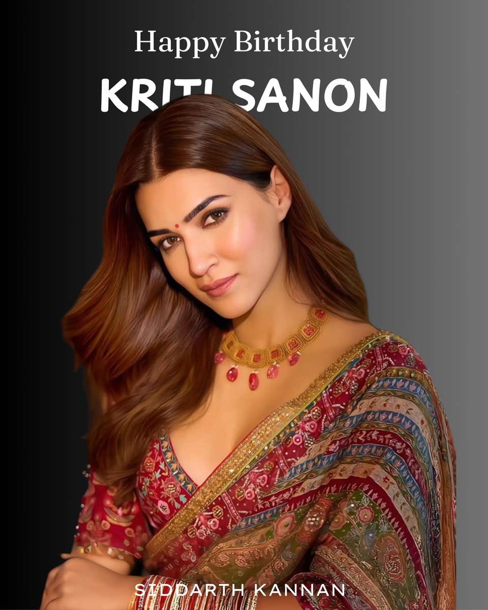 Siddharth R Kannan (@sidkannan) on Twitter photo Happy Birthday to the radiant and ever-inspiring <a href="/kritisanon/">Kriti Sanon</a> 💫
From winning hearts on-screen to building her own empire, you're unstoppable!
Wishing you more power, success, and magic ahead! 💐
#KritiSanon #HappyBirthdayKritiSanon #sidk #siddharthkannan Happy Birthday to the radiant and ever-inspiring <a href="/kritisanon/">Kriti Sanon</a> 💫
From winning hearts on-screen to building her own empire, you're unstoppable!
Wishing you more power, success, and magic ahead! 💐
#KritiSanon #HappyBirthdayKritiSanon #sidk #siddharthkannan