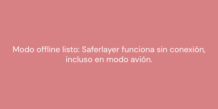 chocotuits's tweet photo. 🚨 Nueva versión de Saferlayer: el modo sin conexión vuelve a funcionar 

Hilo breve con los detalles de esta actualización 👇 https://t.co/msgMzkMgb7