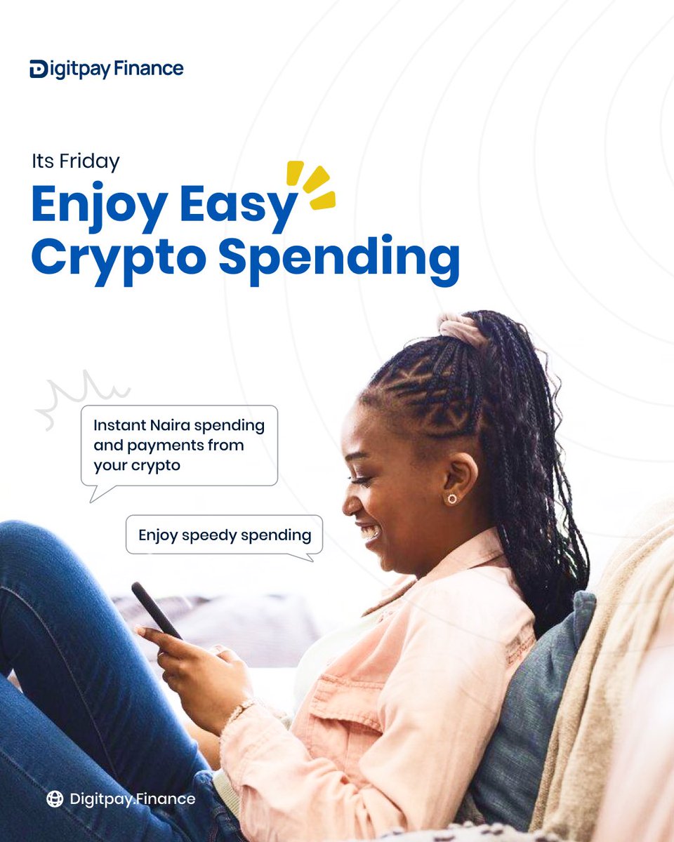 It’s Friday, Time to tap, spend, and relax 💙

#digitpayfinance #TGIFridays