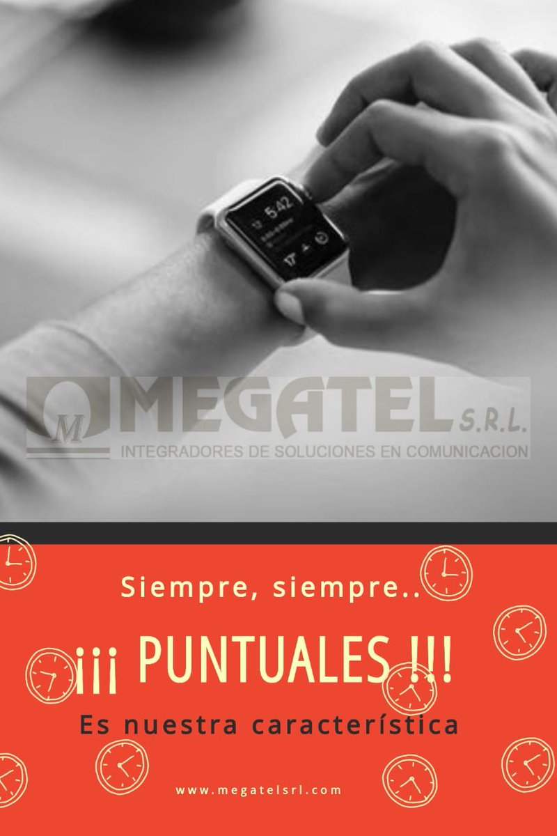 MEGATELSRL's tweet photo. Siempre, siempre puntuales https://t.co/OyawhhikXf