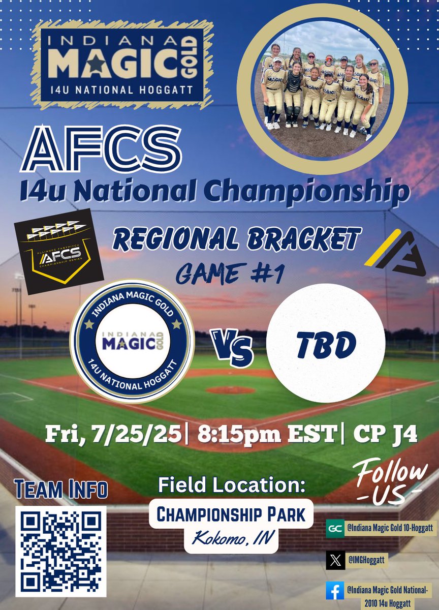 Indiana Magic Gold National 15u Hoggatt tweet media