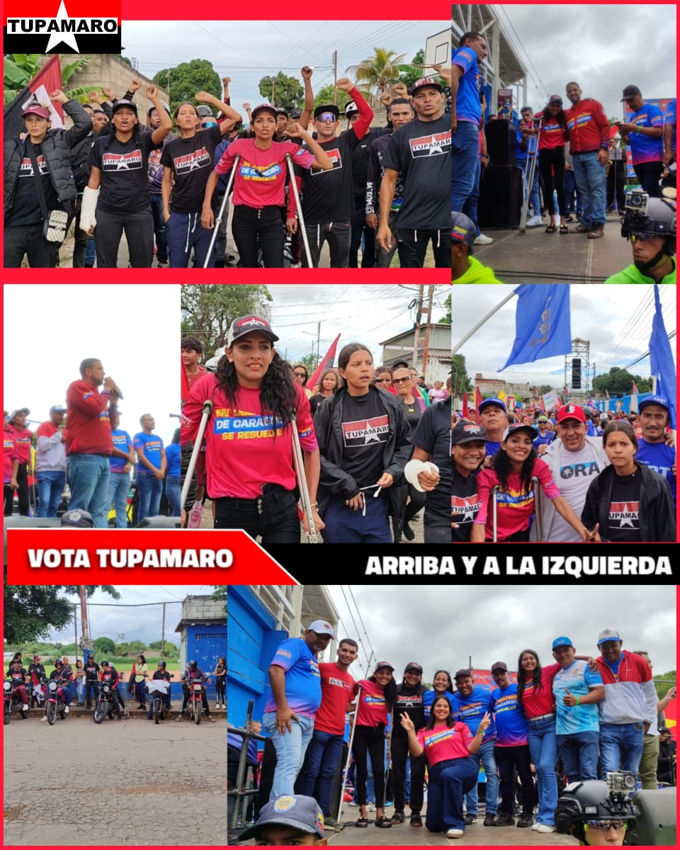 Desde el Municipio Libertador Leuna Fernández Candidata Tupamaro a Concejal del Municipio y la Militancia acompañaron el Cierre de Campaña del Candidato Alcalde Oscar Orcinis y a los Candidatos a Concejales, afinando los Detalle rumbo a la Victoria de la Elecciones Municipales