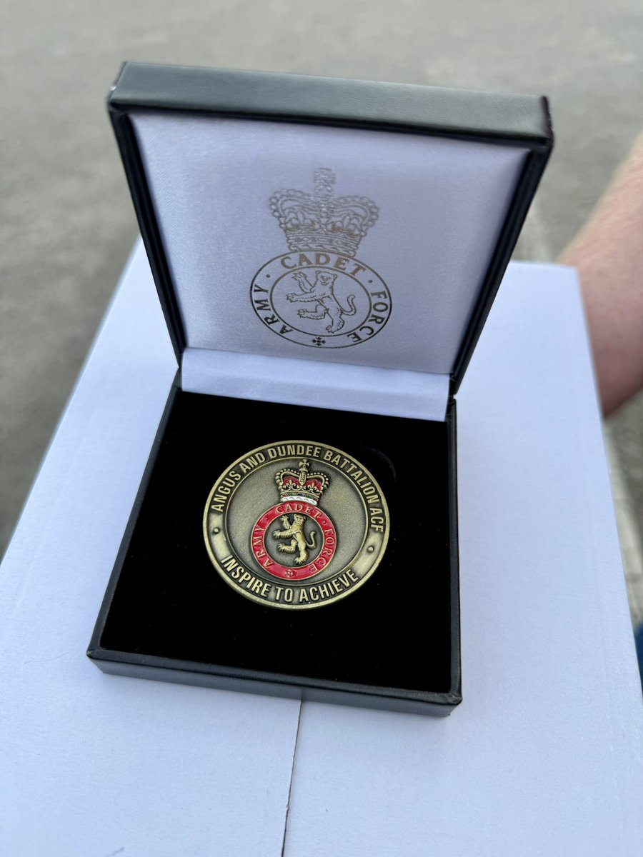 2nd (NI) Battalion ACF (@2niacf) on Twitter photo This week we had the privilege of sharing a memorable Annual Camp with Angus & Dundee Bn ACF.
To mark the occasion, Col Glass presented a commemorative shield to Col Dunn, who in return gifted a Battalion coin celebrating the friendship & success of our joint camp ☘️🏴 This week we had the privilege of sharing a memorable Annual Camp with Angus & Dundee Bn ACF.
To mark the occasion, Col Glass presented a commemorative shield to Col Dunn, who in return gifted a Battalion coin celebrating the friendship & success of our joint camp ☘️🏴