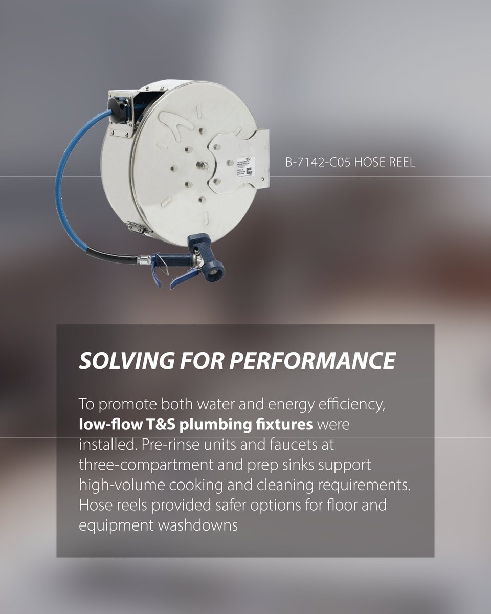 TSBrass's tweet photo. From prep to plate, efficiency matters.
At Shaker Place Rehabilitation and Nursing Center, T&amp;S Brass products help streamline the kitchen workflow and reduce water usage - keeping performance high and waste low.
#RealResults #CustomerSpotlight #SustainabilityInAction #TSBuilt https://t.co/vzpNRGQmnb