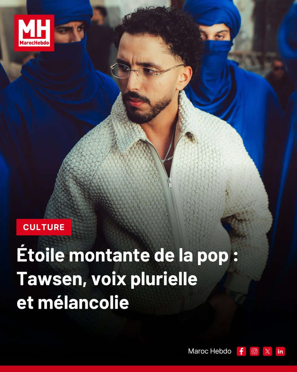 Tawsen, chanteur marocain de la diaspora, mêle arabe, français et italien pour chanter l’exil, l’amour et l’identité dans une œuvre sensible et hybride.

➡ maroc-hebdo.com/article/etoile…

#Tawsen #MusiqueMarocaine #Diaspora #Identité #ChansonHybride