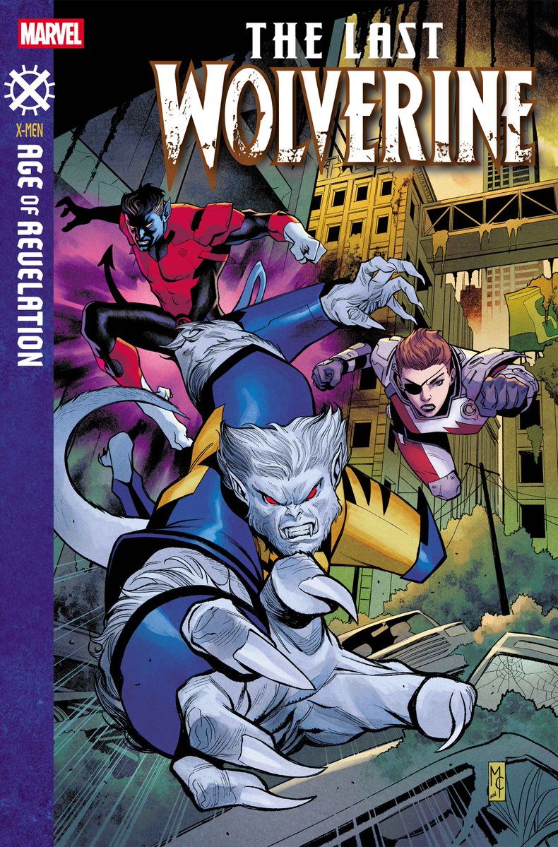 proxy616's tweet image. #xspoilers Older Nightcrawler‘s on a mission to save Wolverine! He’s looking good with some silver at his temples