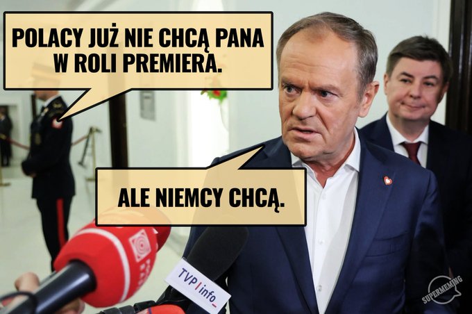 Olga Srokarczuk (@wolnaradio) on Twitter photo Wczoraj widziałam w <a href="/RepublikaTV/">Telewizja Republika 🇵🇱 #włączprawdę</a> taką scenę.
Dziennikarz, chyba Adrian Borecki, pyta polityka PO , jak ocenia ten rząd, który właśnie powstał. No i polityk leci z hurraoptymizmem.
Wówczas dziennikarz zadaje drugie pytanie: a jaką on ma ofertę dla Polaków?!
Polityk robi oburzaną Wczoraj widziałam w <a href="/RepublikaTV/">Telewizja Republika 🇵🇱 #włączprawdę</a> taką scenę.
Dziennikarz, chyba Adrian Borecki, pyta polityka PO , jak ocenia ten rząd, który właśnie powstał. No i polityk leci z hurraoptymizmem.
Wówczas dziennikarz zadaje drugie pytanie: a jaką on ma ofertę dla Polaków?!
Polityk robi oburzaną