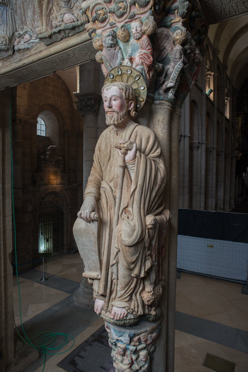 plalanda_II's tweet image. Honro hoy a nuestro Patrón de España, Santiago Apostol, mientras el espíritu vuela a ese bello Pórtico de la Gloria en la compostelana plaza del Obradoiro a la que convergen la fe, el Arte y miles de peregrinos...
Con mi alegría, vaya la felicitación a los Santiagos y Jacobos.
