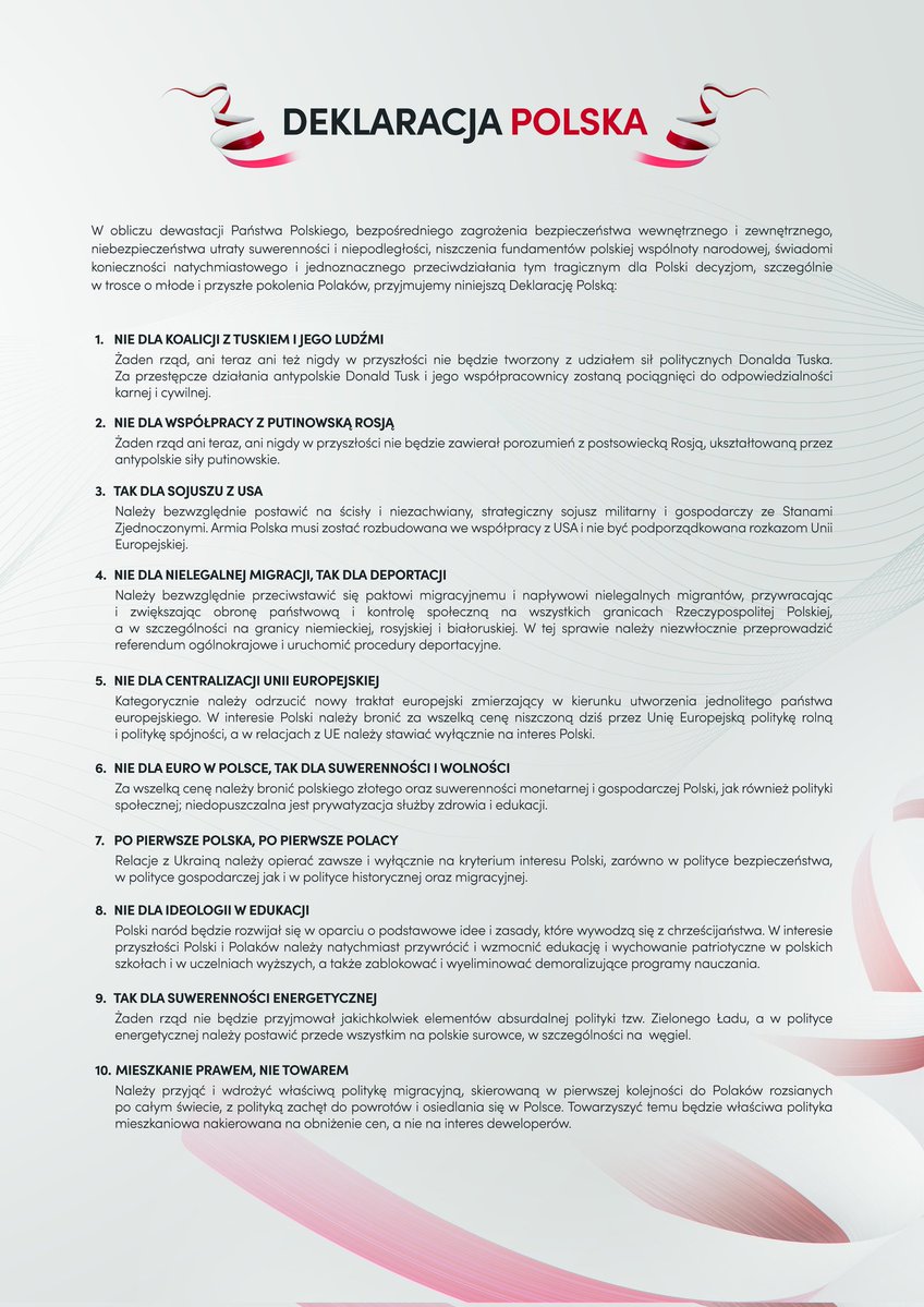 awka30's tweet image. Wróg nr 1 dla Kaczyńskiego to Tusk.
Putin na 2.
Kaczyński wyklucza część Polaków z "deklaracja Polska".