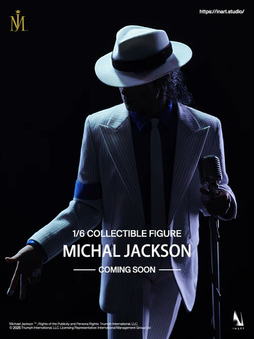 🚨 | New 1/6 scale Michael Jackson figure by Inart coming soon! 

Preorders starts July 29