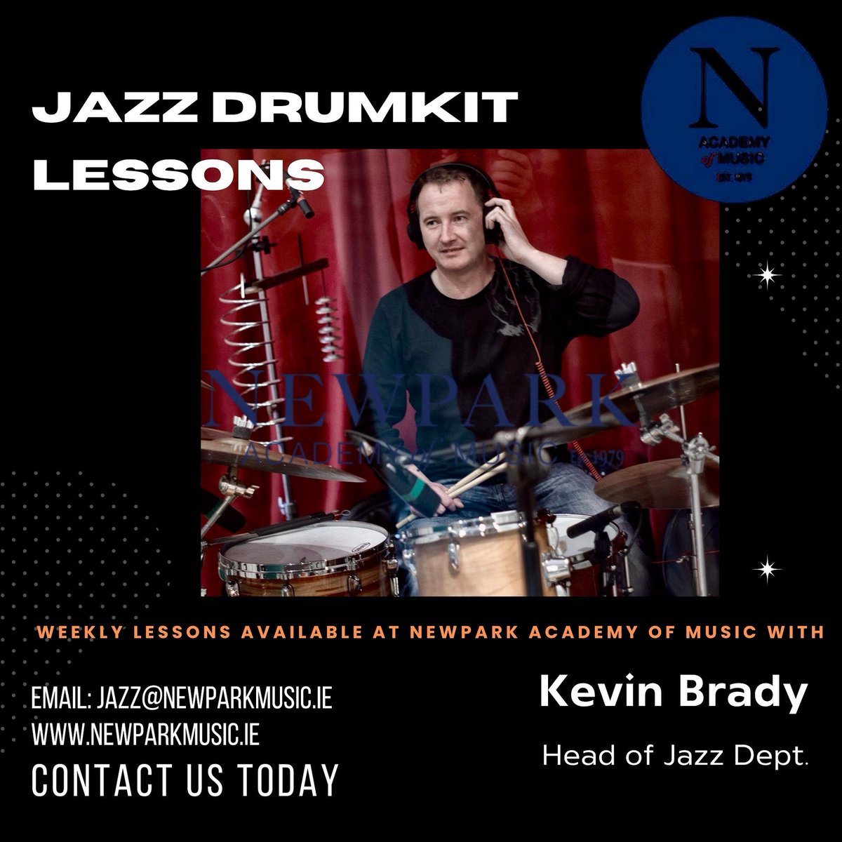 kevin brady music (@kevdawg11) on Twitter photo Jazz Drum Lessons Available at Newpark Academy of Music at IADT Campus, Dun Laoghaire for new term 2025/26.
Email: enquiries@newparkmusic.ie or
Tel. 01 2883740
#drumlessons <a href="/vicfirth/">Vic Firth</a> #tuition
#music <a href="/ZildjianCompany/">Zildjian Company🌕</a> <a href="/NewparkMusic/">Newpark Music</a> <a href="/jazzireland/">Jazz Ireland</a> <a href="/LondonJazz/">UK Jazz News</a> <a href="/Jazzwise/">Jazzwise</a> Jazz Drum Lessons Available at Newpark Academy of Music at IADT Campus, Dun Laoghaire for new term 2025/26.
Email: enquiries@newparkmusic.ie or
Tel. 01 2883740
#drumlessons <a href="/vicfirth/">Vic Firth</a> #tuition
#music <a href="/ZildjianCompany/">Zildjian Company🌕</a> <a href="/NewparkMusic/">Newpark Music</a> <a href="/jazzireland/">Jazz Ireland</a> <a href="/LondonJazz/">UK Jazz News</a> <a href="/Jazzwise/">Jazzwise</a>