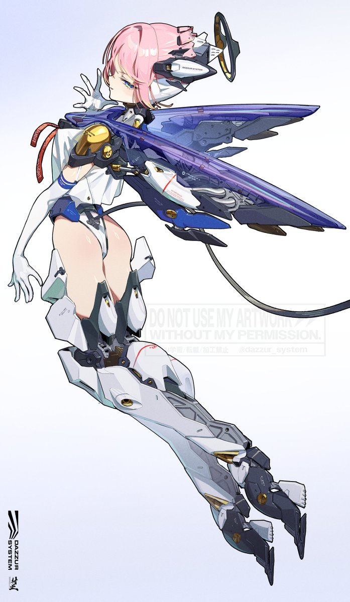 dazzur_system's tweet image. ◤◢◤◢ #oc ◤◢◤◢
Sailor mech angel