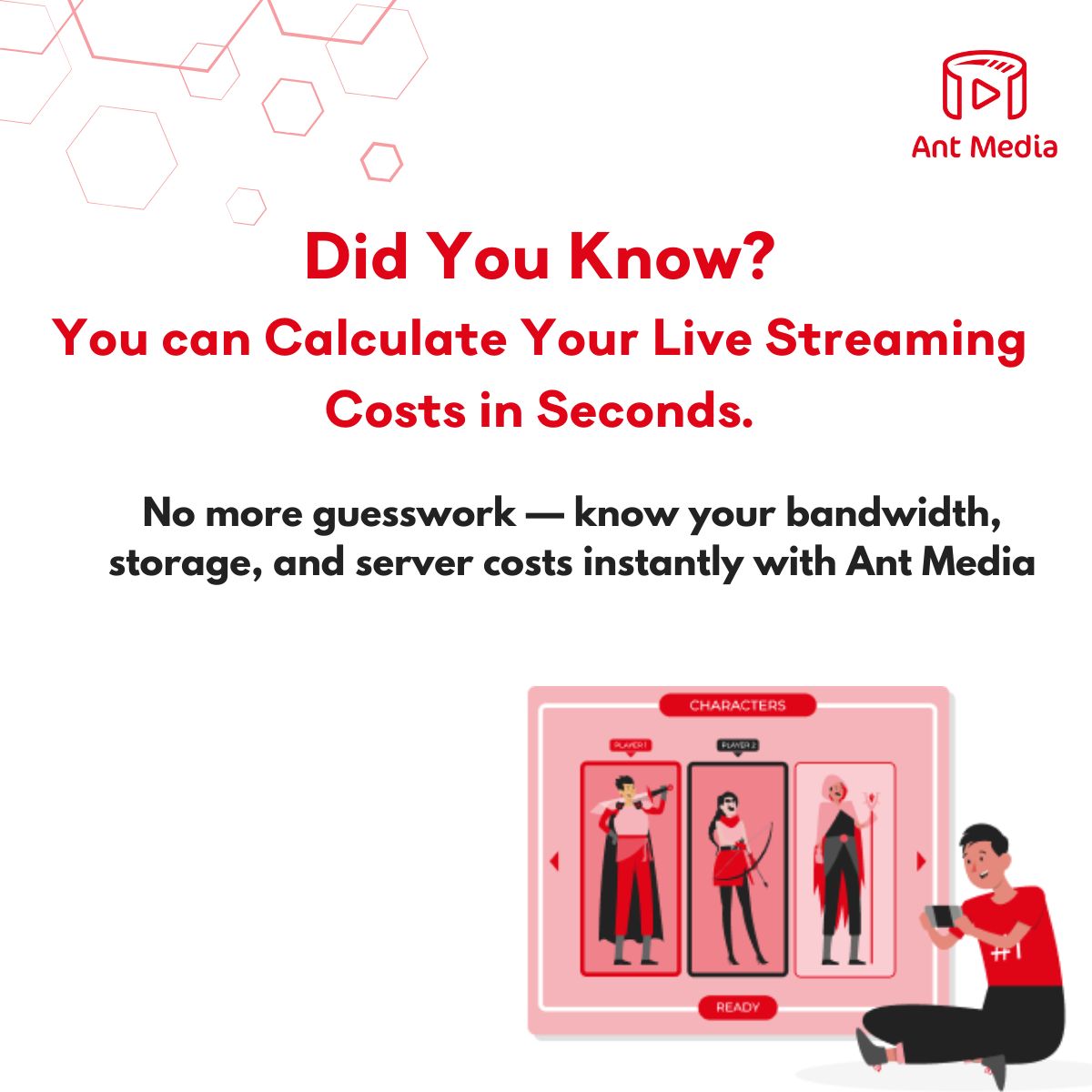 antmedia_io's tweet image. Don&apos;t let hidden costs surprise you!

Use our Live Streaming Cost Calculator to estimate your bandwidth, storage, and server costs in seconds — no signup needed.

Try it now  antmedia.io/cost-calculato…

#StreamingSolutions #AntMedia #CostCalculator #BandwidthEstimator