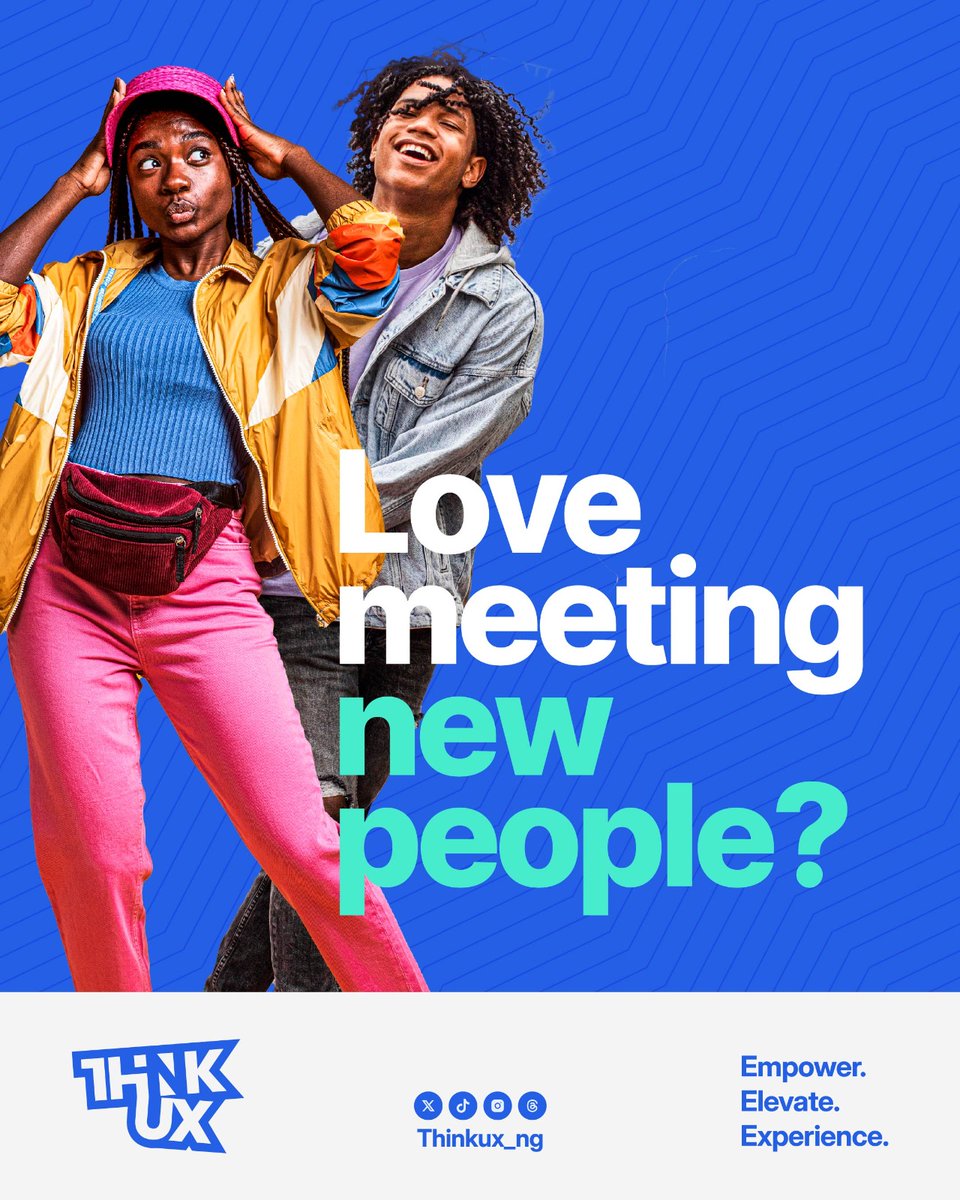 thinkUX_ng's tweet image. 🤔 Does this sound like you?
Then Thinkux is for you!!! Meet designers like you, learn, network, and grow.
Anticipate🚀
Tell a designer to tell another designer.
#thinkux is coming