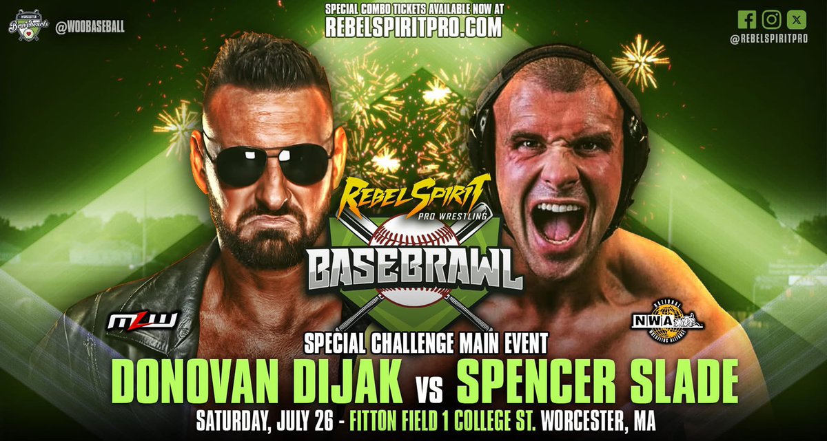 sladewrestler's tweet image. 2 Huge Matches this Weekend🤼♂️
7/26: @RebelSpiritPro Basebrawl
📍Fitton Field Worcester, MA 7:30pm Bell
🎟️: rebelspiritpro.com
7/27: @MCWWrestling Summer Slamboree
📍North Point Flea Market Baltimore, MD
7pm Bell 🎟️: mcwprowrestling.com
Hustlin’ to get to the Top of…